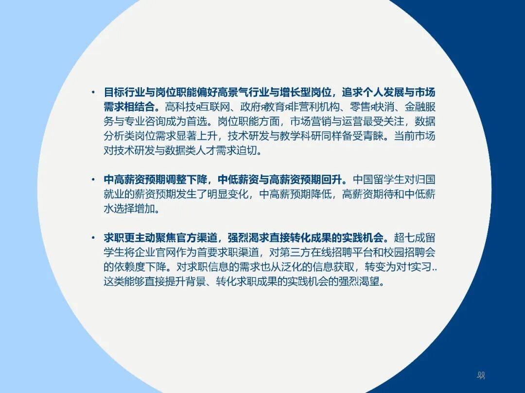 2025中國留學生歸國求職洞察