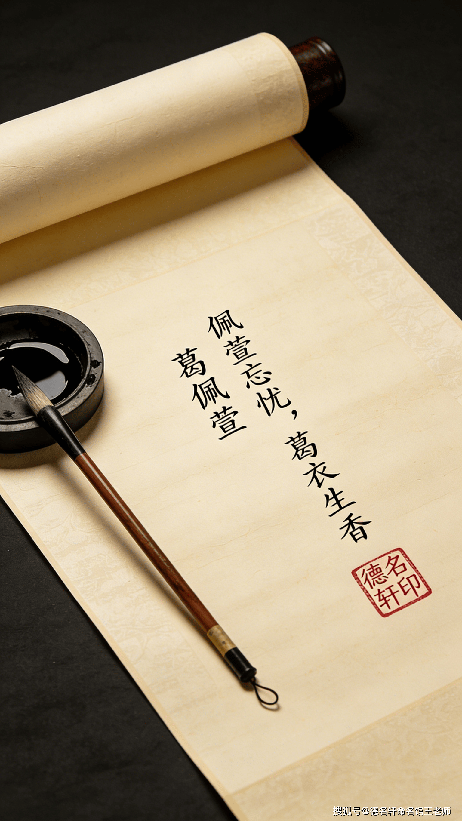 原創寶寶起名案例 葛佩萱：佩萱忘憂，葛衣生香