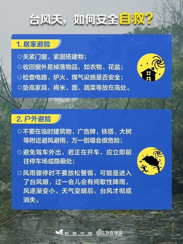 收藏轉發！暴雨避險知識手冊