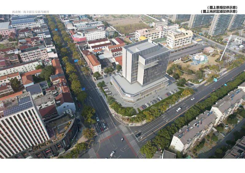 海鹽實驗中學西校區改造效果圖出爐！城區這座大廈已經動工！