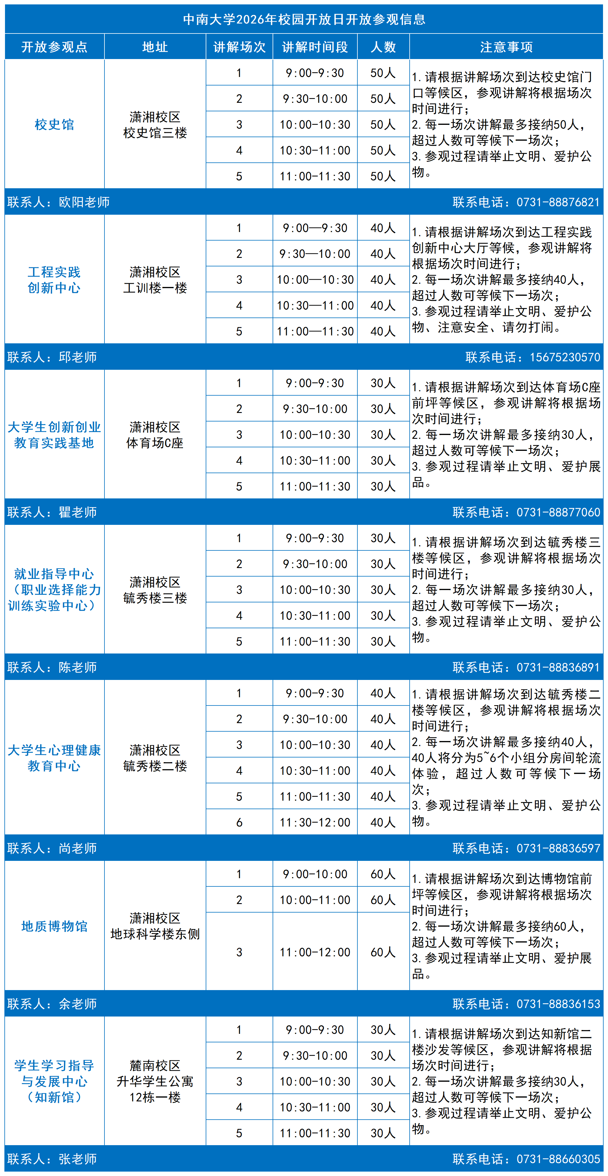 中南大學校園開放日全攻略！