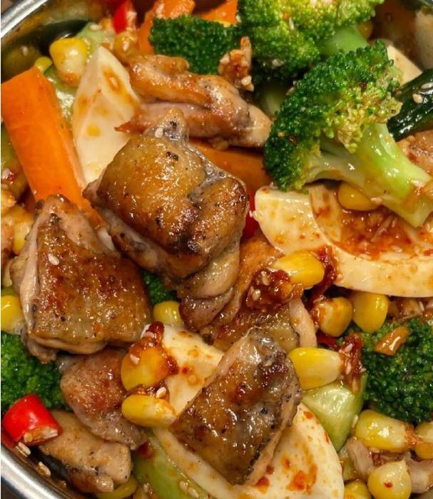 原創新疆十大美食之一的黃面烤肉，做法大公開了