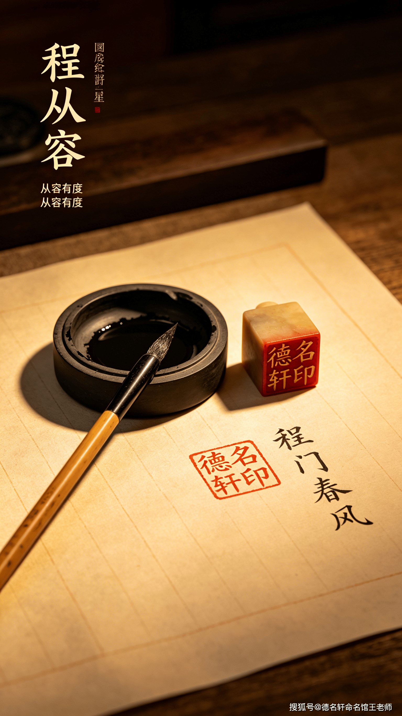 原創2026年寶寶起名案例 第5722案例 程從容：從容有度，程門春風