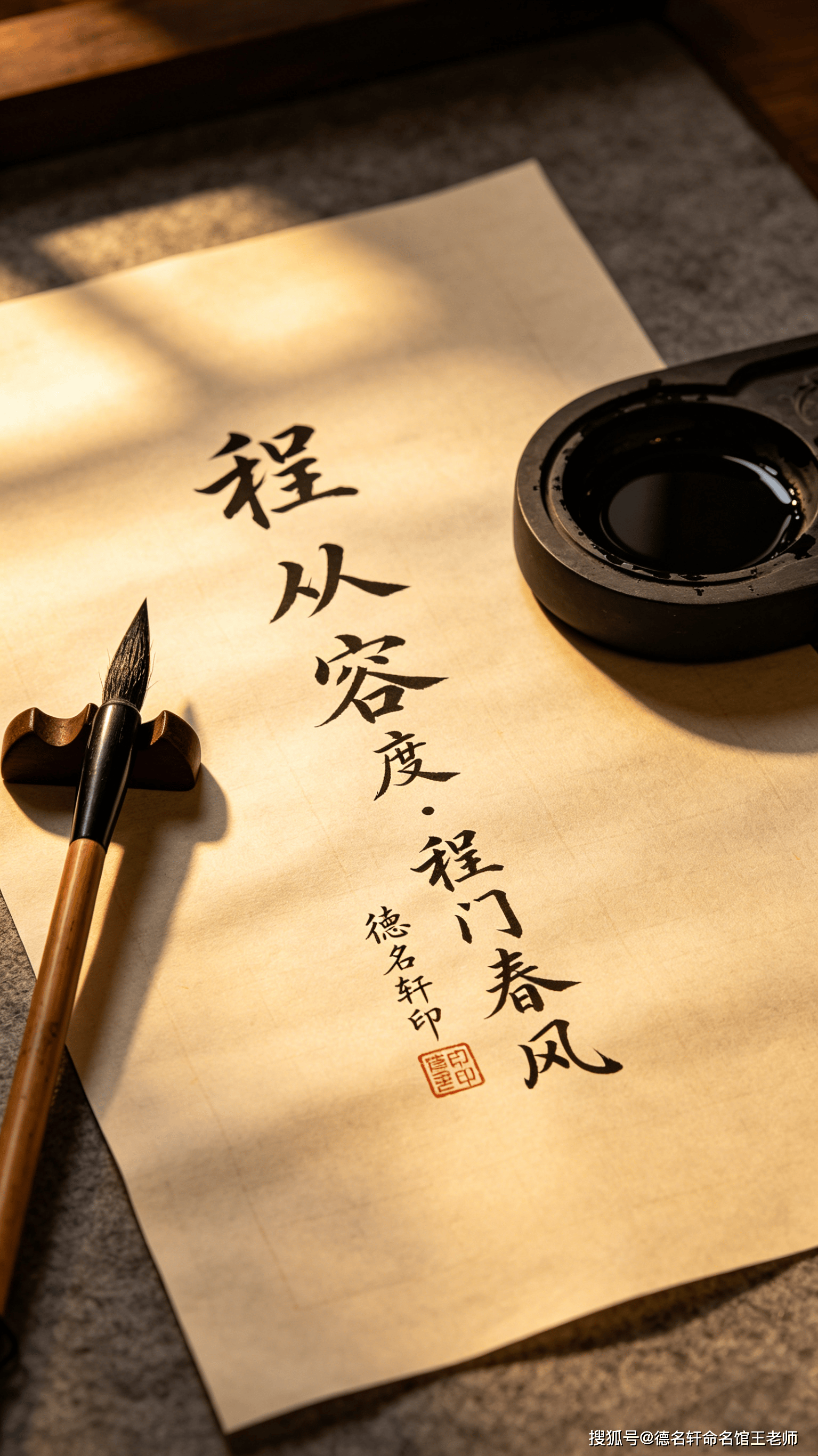 原創2026年寶寶起名案例 第5722案例 程從容：從容有度，程門春風