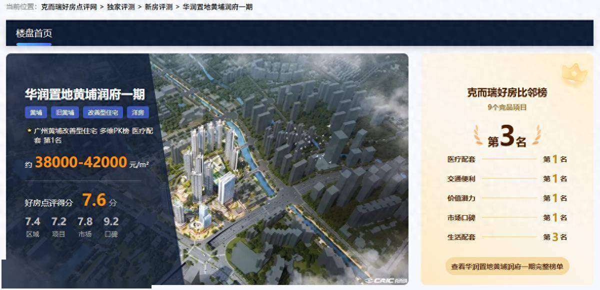 華潤置地·黃埔潤府：怡園小學集團領辦，央企背書的教育兌現力